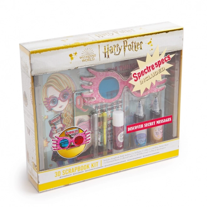 Ringbind dagbogssæt Harry Potter Luna Lovegood 3D