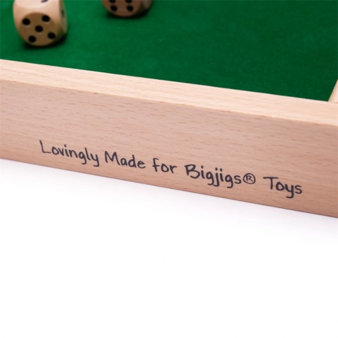 træspil Shut the Box BIGJIGS TOYS