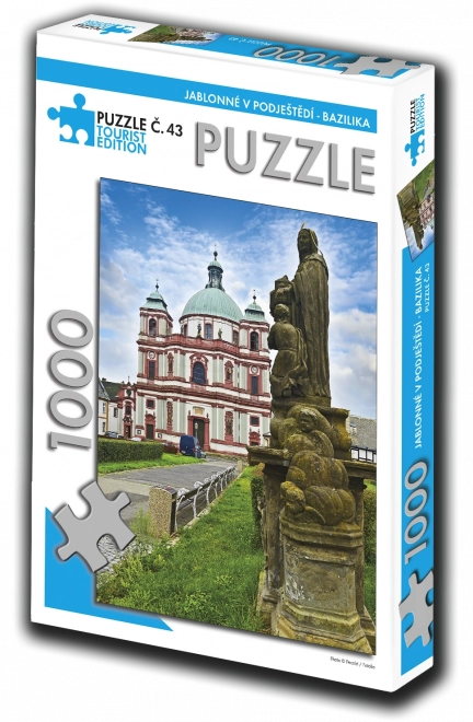 Puslespil Jablonné v Podještědí, basilika 1000 brikker