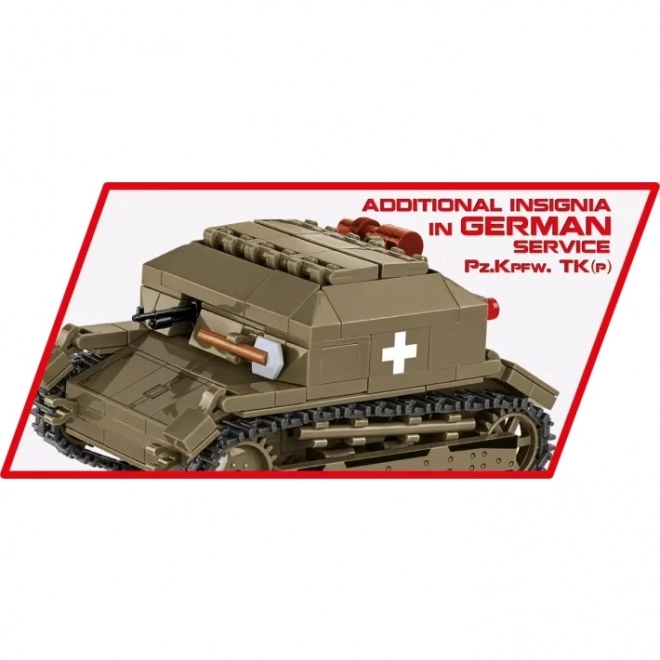 Tankmodel TK-3 til byggesæt, 323 dele