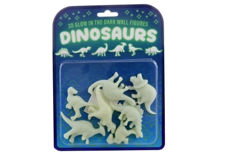 Glødende dinosaur klistermærke dekoration