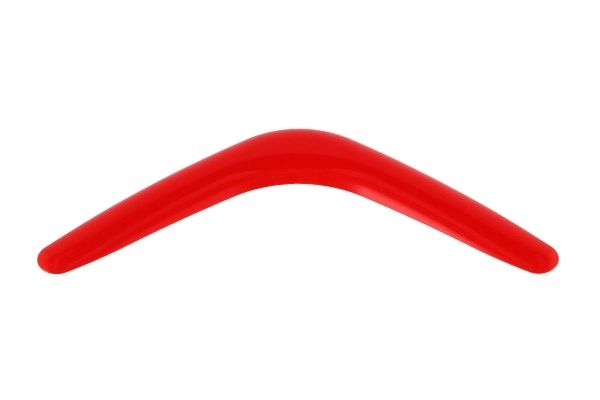 Boomerang plast 28cm 3 farver