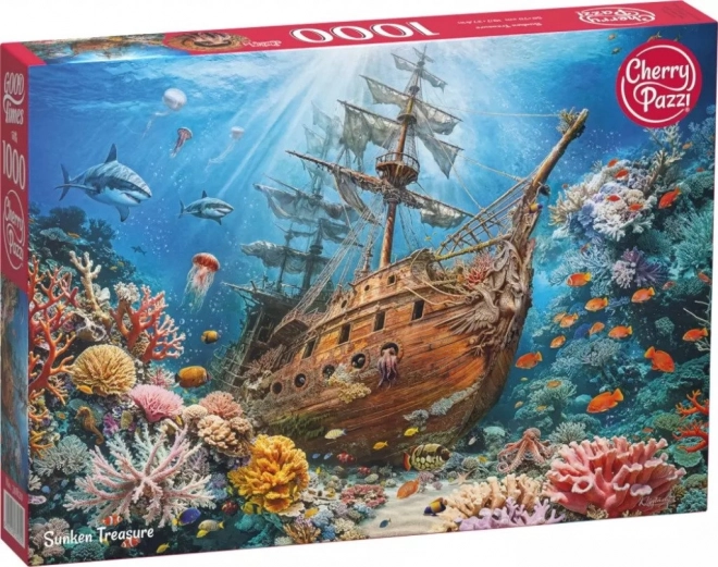 Cherry Pazzi Puzzle Sunkne Skat 1000 brikker