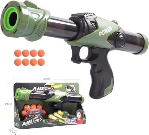 Woopie automatisk skumpistol til bolde, 9-delt sæt