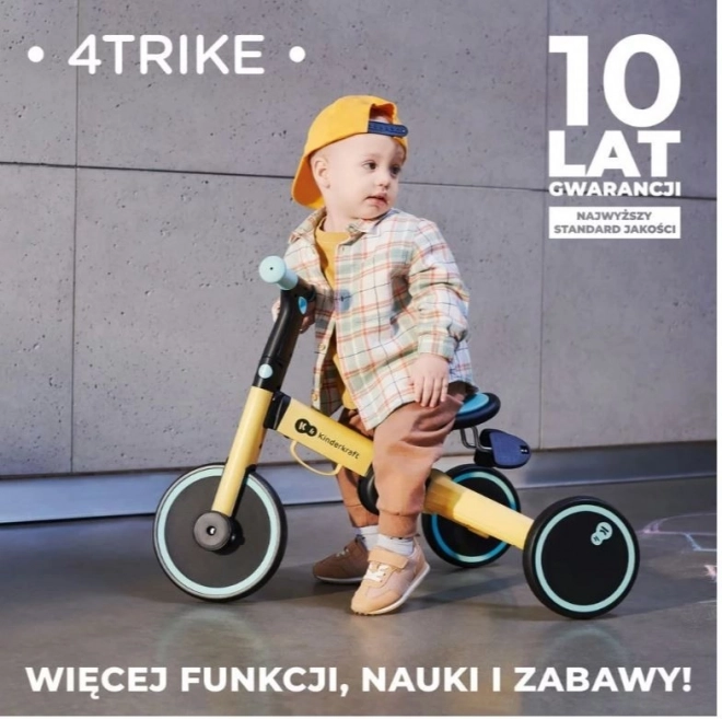 Tre-hjulet cykel 4TRIKE SØLVGRÅ