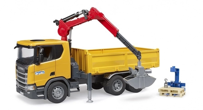 Lastbil Scania med arm