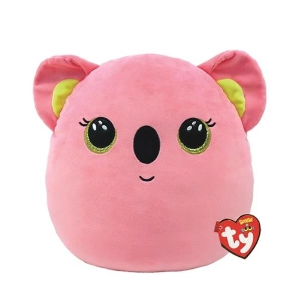 Plys pude TY Koala Poppy rosa 22 cm