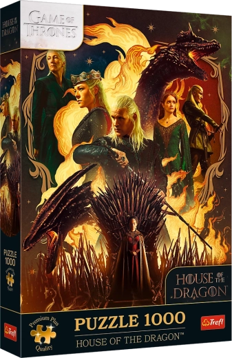 Puzzle TREFL Premium Plus House of the Dragon 1000 brikker