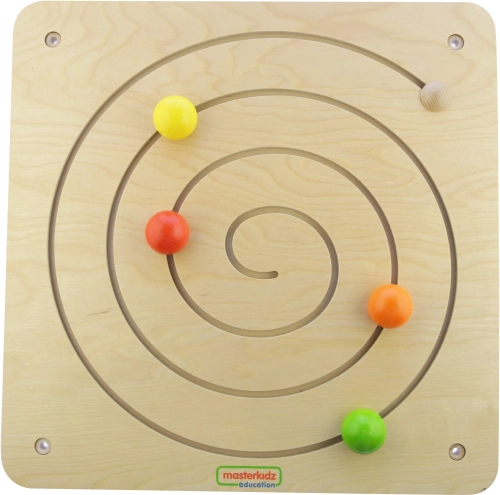 Tavle med bevægeligt spiral-labyrint Masterkidz Montessori