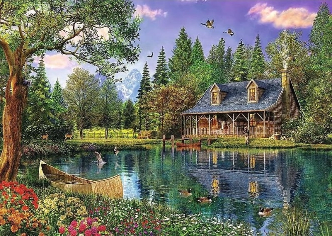Puzzle Eftermiddagens Idyl 4000 Dele