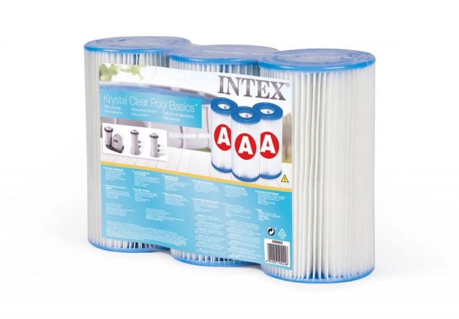 Filtre type A til Intex-pumper - 3 stykker