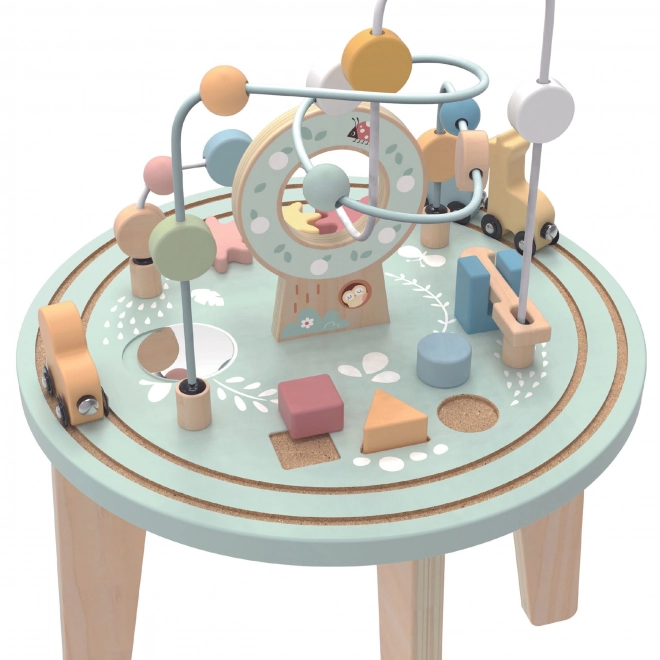 Træ Montessori-bord med aktiviteter TOOKY TOY