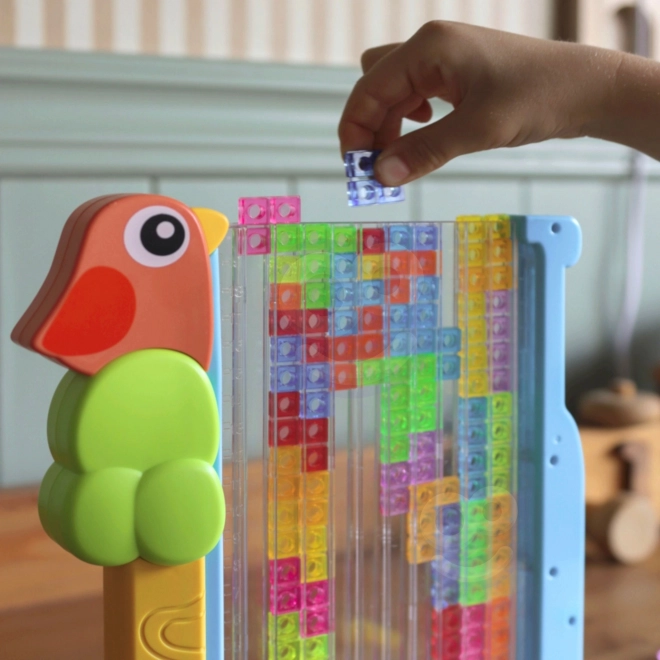WOOPIE Uddannelsesspil Tetris Farverige Klodser