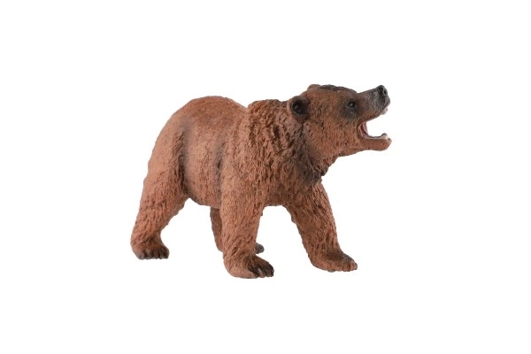 Brun bjørn plastik 12cm i pose