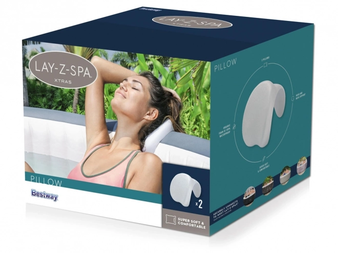 Sæt med 2 puder til spa Lay-Z-Spa Bestway