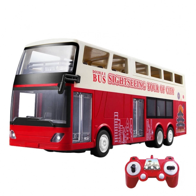 Fjernstyret RC-bus 1:18 Double Eagle (rød) E640-003