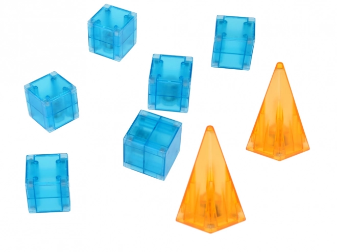 3D magnetiske blokke Lysende magnetiske blokke 64 stk ZA5240
