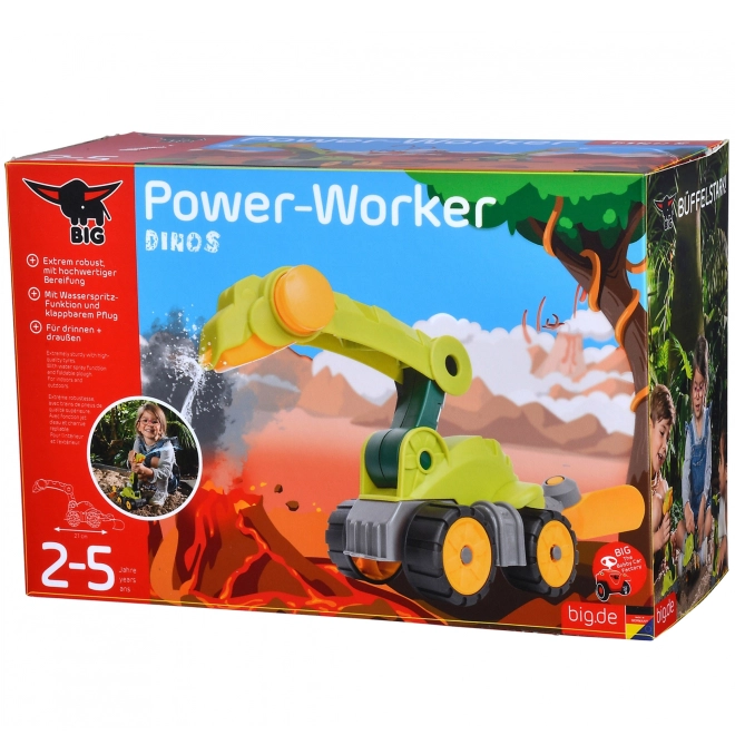 BIG Sand Legetøj Dino køretøj Power Worker