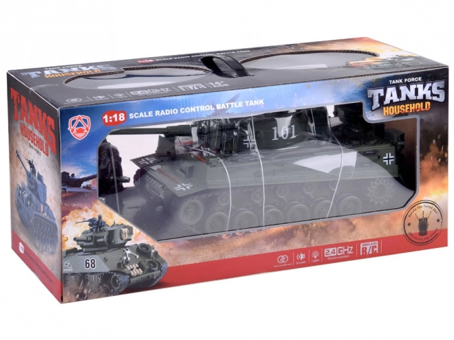 Stor tysk Tiger 45cm med fjernbetjening RC0252ZI