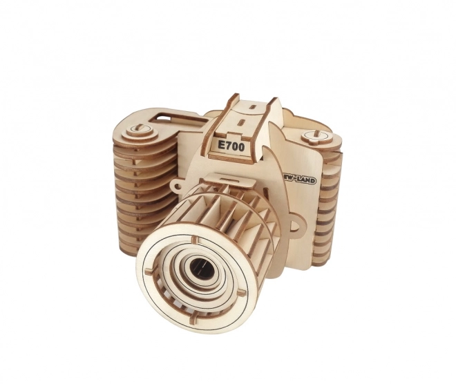Træ 3D Puslespil Kamera fra Woodcraft