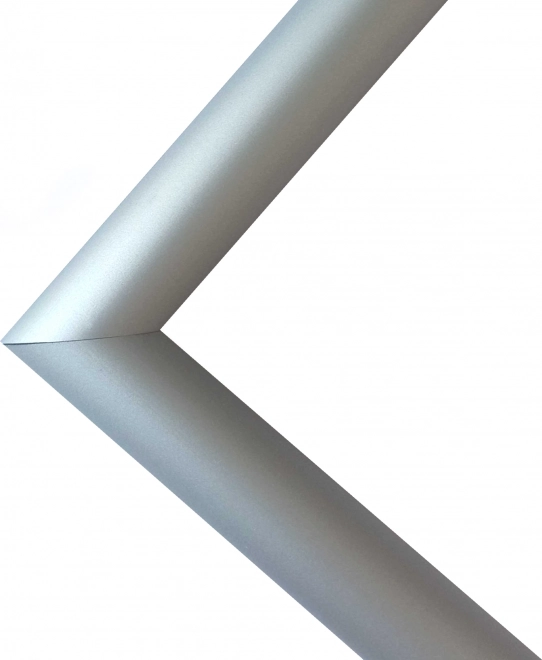 Plastikramme 30x20cm sølvfarvet
