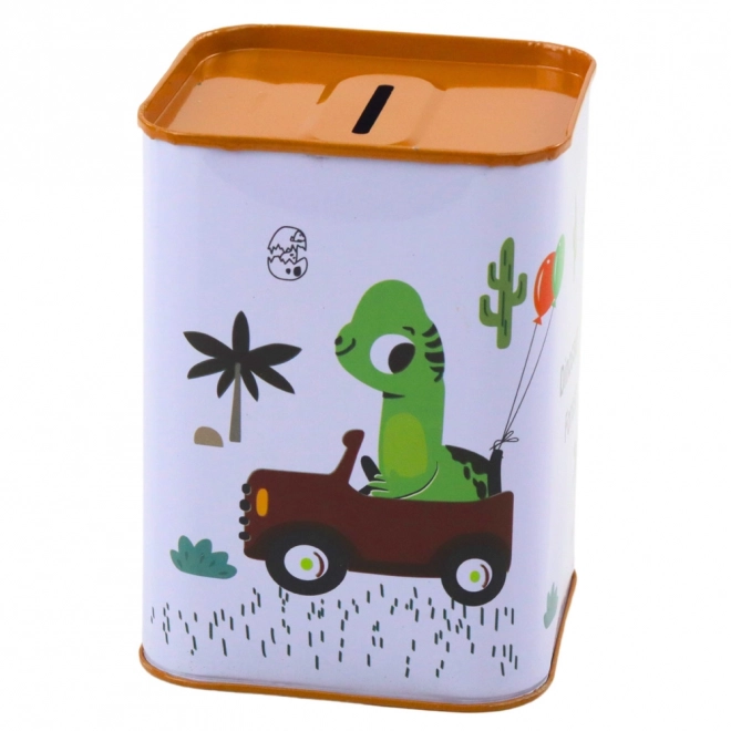 Sparegris med dinosaur