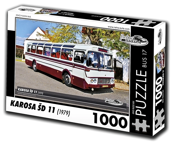 Puslespil Retro Biler Karosa ŠD 11 1000 brikker