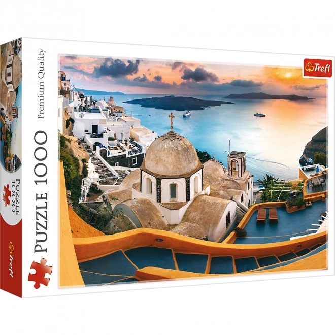 Puslespil 1000 brikker – Eventyrlige SANTORINI Trefl
