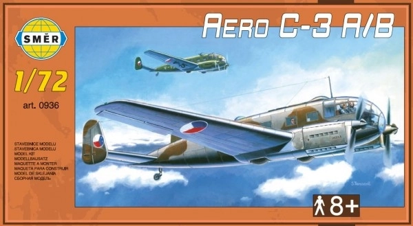 Model af flyet Aero C-3 A/B 1:72