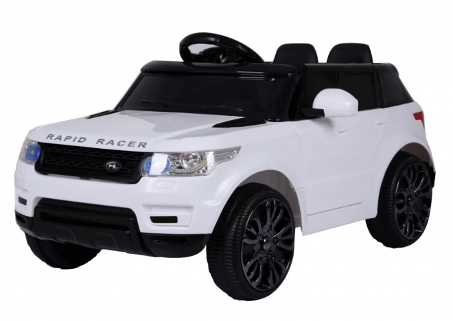Elektrisk bil Land Rapid Racer hvid