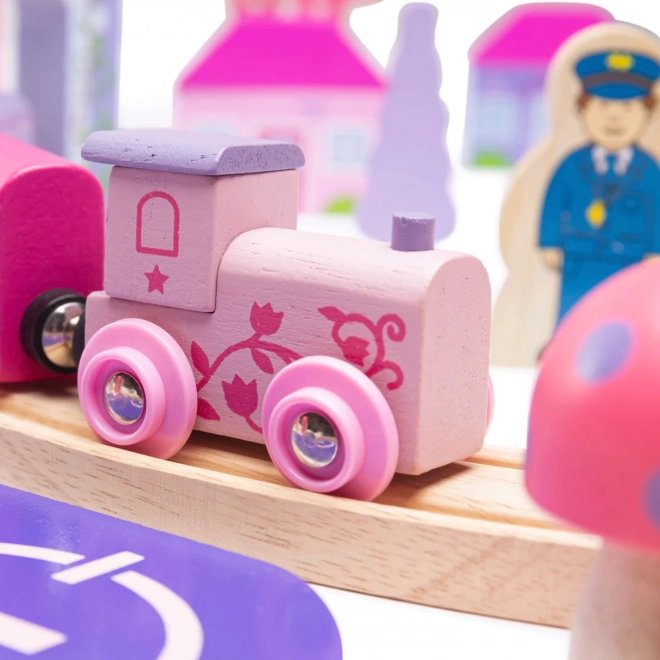 Bigjigs Rail Træ Stor Prinsessespor