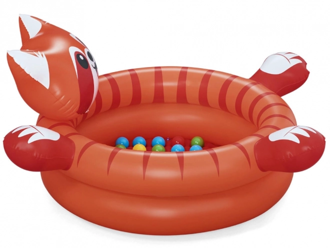 Tør pool rød panda med bolde fra Bestway
