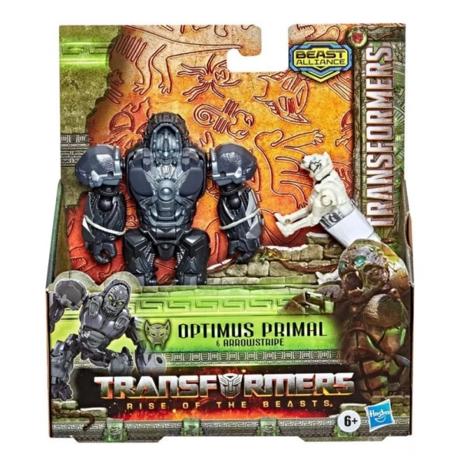 MV7 Battle Changers 2 pakke Optimus Primal figurer