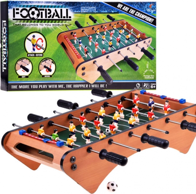 mini bordfodbold i træ