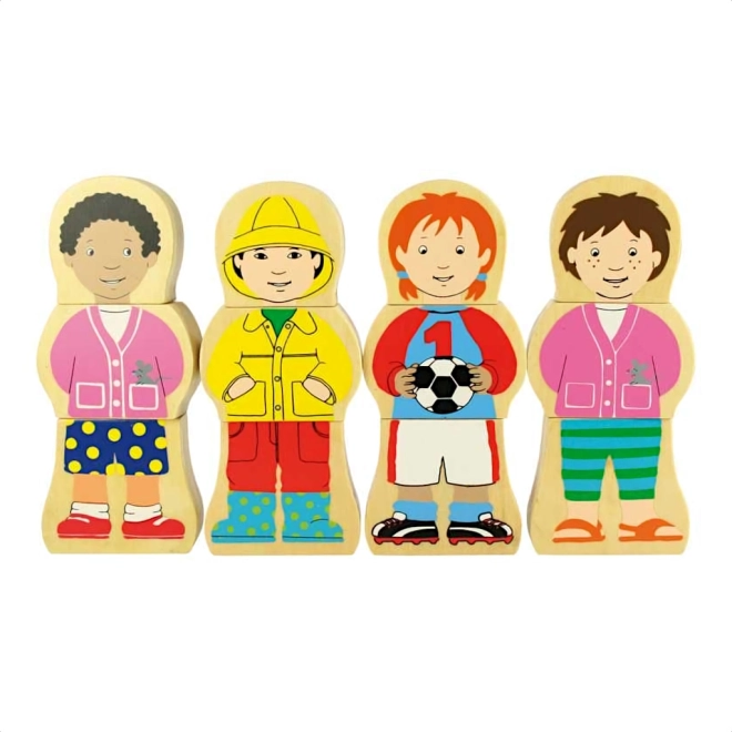 Bigjigs Toys træ magnetisk puslespil nationaliteter