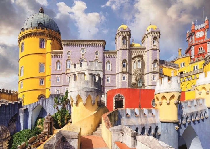 Ravensburger puslespil Imponerende borge og slotte: Pena, Portugal – 1000 brikker