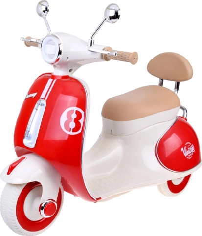 Klassisk elektrisk børnescooter orange