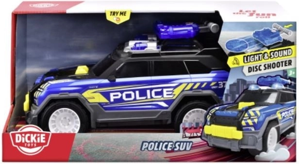 Politibil SUV A.S. blå 30 cm