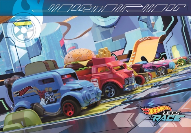 CLEMENTONI Puslespil Hot Wheels 2x60 stykker
