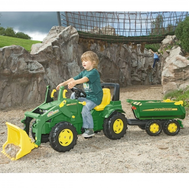 Rolly Toys trailer med tippende lad John Deere