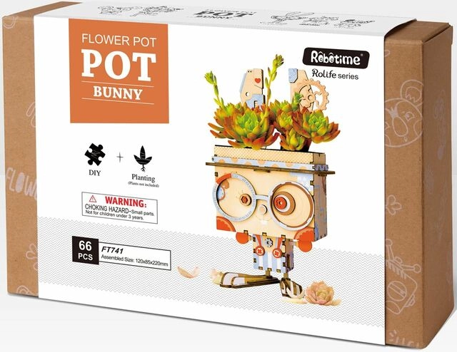 Komplet DIY-sæt inklusive urtepotte