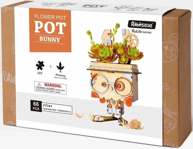 DIY Blomsterpotte Kanin