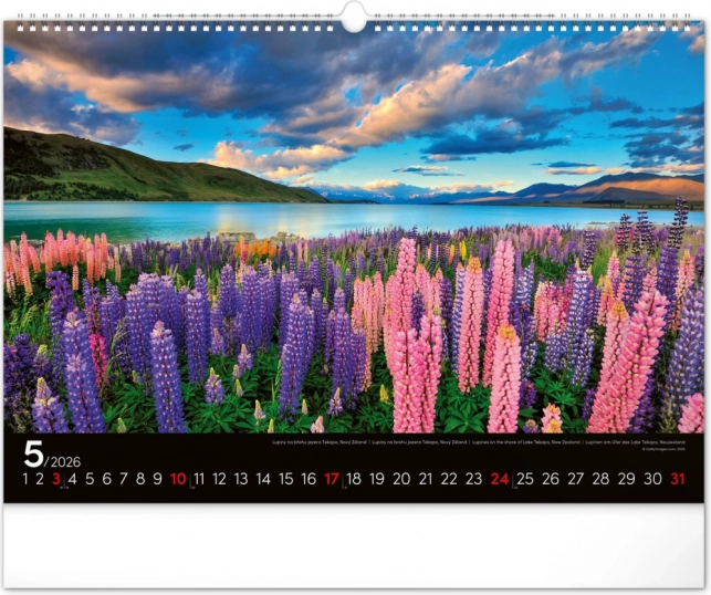 Vægkalender Landskaber 2026
