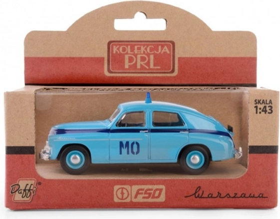 Modelbil PRL Warszawa M-20 1:43