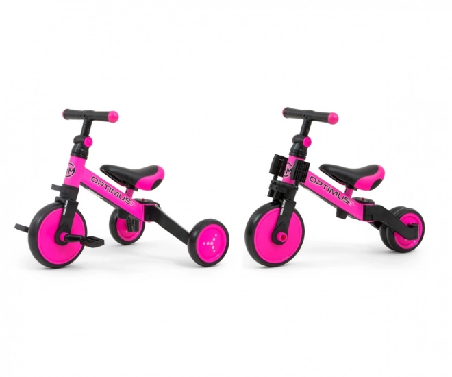 Cykel 3 i 1 Optimus Pink
