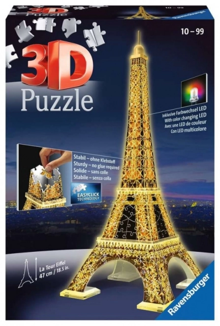 Eiffeltårnet (Nattedition) 3D 216d