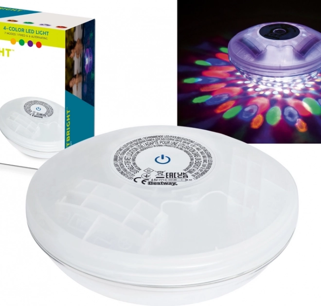 Flydende LED lampe til pool Bestway