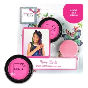 Hårkridt Lukky med applikator fuchsia