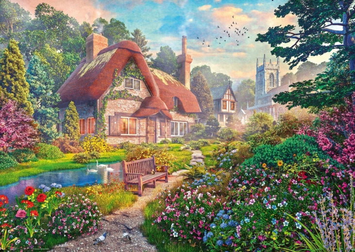 Ravensburger puslespil paradis i naturens hjerte 1000 brikker