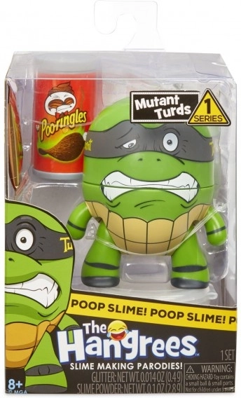 Hangrees Grådusk – serie 1 figur med slim og mini-toilet